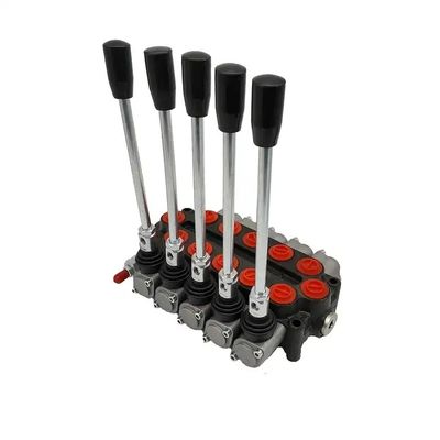 ZD102-5 Oil Sectional Hydraulic Control Valves / 5 Spool Hydraulic Valve